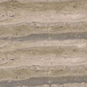 Italy Silver Travertine close-up - yellow grey travertine with light blue veins