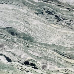 Cold Spring Quartzite close-up - green quartzite surface with natural veining